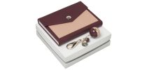 Set Bird Bordeaux (note Pad A6 & Key Ring)