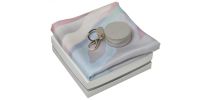 Set Cacharel Gris (key Ring & Silk Scarf)