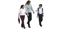 Girls Long Sleeve School Shirt
