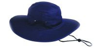 Poly/Cotton Sun Hat Blue - Small