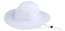 Poly/Cotton Sun Hat White - Small