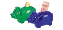 Coin Bank with Keyring