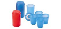 Drinking Bottle with 4pcs Min Cup Inside with Bottle Opener