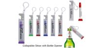 Callapsible Straw with Bottle Opener