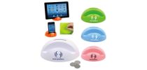 Mobile Stand with Coin Bank