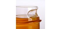 Whiskey Glass With Cigar Holder