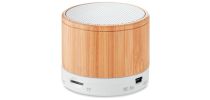 Round Bamboo Speaker