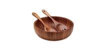 Acacia Wood Salad Bowl