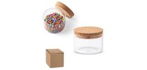 380ml Glass Jar with Cork Lid