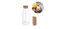 800ml Glass Bottle with Cork Lid