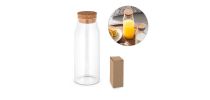 1L Glass Bottle with Cork Lid