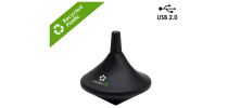 Twista USB 2.0 Memory Drive Recycled ABS - Black - 8GB