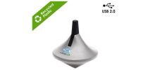 Twista USB 2.0 Memory Drive Recycled ABS - Silver&Black - 8GB