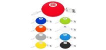 BND833 SPINNI, CABLE ORGANIZER BY GUMBITE