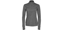 Ladies Ultimate Half Zip Long Sleeve Sweat Top