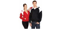 Ladies/Juniors Shoulder Contrast  ZIP Hoodie