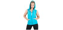 Ladies/Junior Heather Sleeveless ZIP Hoodies - Greatness Range