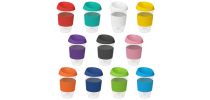 16oz/535ml Clear Plastic Karma Kup With Silicon Lid