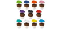 16oz/535ml Plastic Karma Kup With Cork Band Silicon Lid