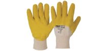 Yellow Glass Gripper Gloves