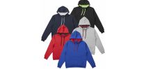 Egmont Contrast Adults Hoodie