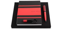 Set Gear Matrix Red (ballpoint Pen, Note Pad A5 & Key Ring)