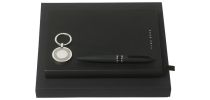 Set Hugo Boss (Classic ballpoint Pen, Note Pad A5 & Key Ring)