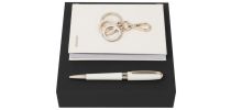 Set Essential Lady Off-white (ballpoint Pen, Note Pad A6 & Key Ring)