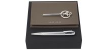 Set Hugo Boss (Premium ballpoint Pen, Key Ring & Notebook Cover)