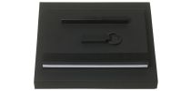 Set Edge Black (rollerball Pen, Note Pad A5 & Key Ring)
