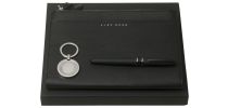 Set Hugo Boss (fountain Pen, Conference Folder A5 & Key Ring)
