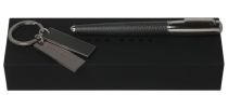 Set Hugo Boss (Black rollerball Pen & Key Ring)
