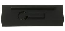 Set Edge Black (rollerball Pen & Key Ring)