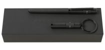 Set Ribbon Black (rollerball Pen & Key Ring)