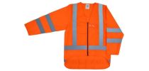 Hi vis Long Sleeve Safety Vest