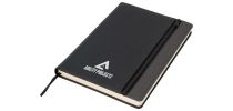 Toronto A5 Notebook,Black/Dark Grey Trim