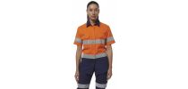 Womens Workcool Vented Reflective Short Sleeve Shirt