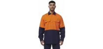 Workcool Vented Closed Front Spliced Shirt