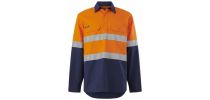 Workcool Vented Closed Front Spliced Taped Long Sleeve