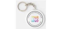 Full Colour Button Keyrings