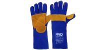 Pyromate Blue Heeler Blue & Gold Welding Glove