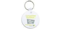 Round Circle Durasoft Keyring
