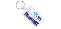Rectangular Shape Durasoft Keyring