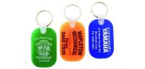 Translucent Oblong Durasoft Keyring