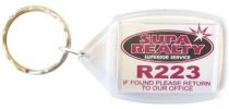 Rectangular Acrylic Keyrings