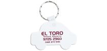 Car Shape Durasoft Keyring