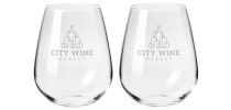 Krosno Duet Stemless Wine Glass 500ML set of 2 Gift boxed