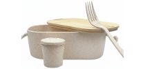 Handy Man Bamboo Lunch Box