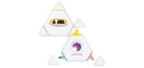 White Triangular Highlight Marker