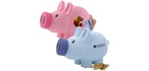 Priscilla / Patrick Pig Coin Bank